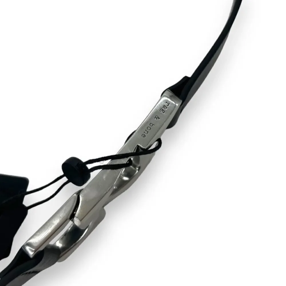 Rag & Bone Olympus Black Leather Belt